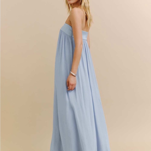 Reformation Maribelle Dress Retails Color Mineral Brand New - Picture 5 of 14